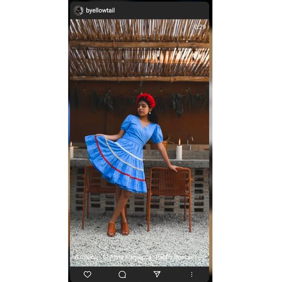 B.YELLOWTAIL Eyelet Wrap Dress - Picture 14 of 16